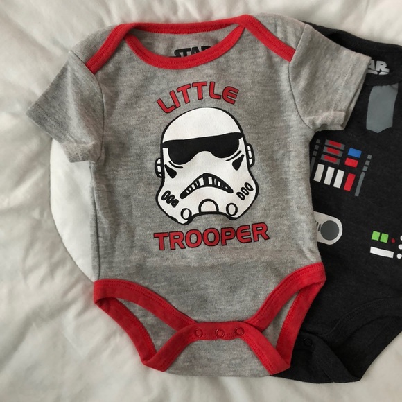 NWOT Set of 3 Star Wars Bodysuits - Picture 3 of 5